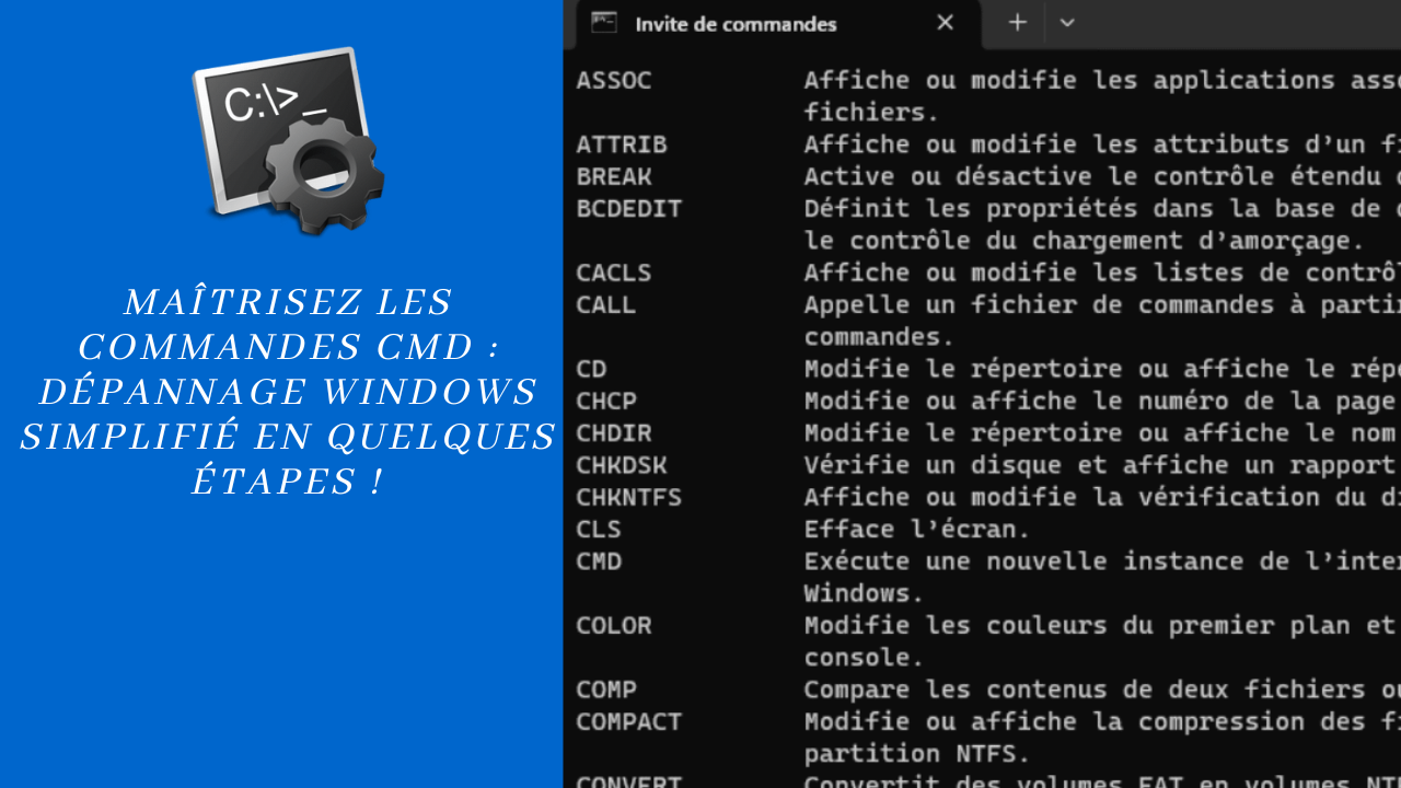 Commande CMD